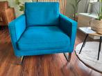 Mooie blauwe (turquoise kleur) fauteuil, Gebruikt, Ophalen
