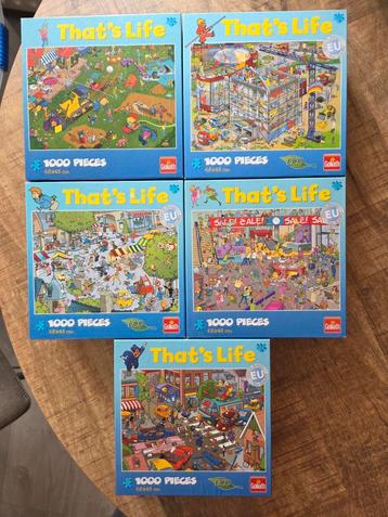 15 stuks That's Life Puzzels beschikbaar voor biedingen