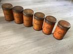 Vintage unieke set OOSTERSE voorraad blikken., Verzamelen, Blikken, Ophalen of Verzenden, Gebruikt, Koffie