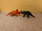 Twee Speelgoed Dinosaurussen - Triceratops, Ophalen of Verzenden, Gebruikt