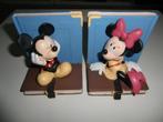 Disney - Mickey en Minnie Mouse boeksteunen, Verzamelen, Beelden en Beeldjes, Overige typen, Gebruikt, Ophalen of Verzenden