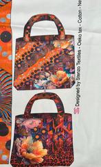 Dubbelzijdige canvas shopper, Hobby en Vrije tijd, Stoffen en Lappen, 120 cm of meer, Ophalen of Verzenden, Zo goed als nieuw