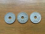 Munten Frankrijk 25 centimes 1923, 1930 en 1939, Setje, Frankrijk, Verzenden