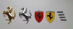 Ferrari Logo embleem 3d Aluminium metaal, Verzamelen, Nieuw, Auto's, Ophalen of Verzenden