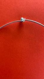 Zilveren spang - 43 cm - Nieuw, Ophalen of Verzenden, Nieuw, Zilver