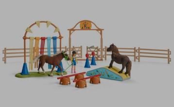 Schleich pony behendigheidstraining