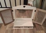 Charmante kaptafel met luiken, Huis en Inrichting, Woonaccessoires | Spiegels, Ophalen, Zo goed als nieuw, Minder dan 100 cm, Rechthoekig