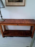 Houten sidetable / wandtafel, Ophalen, 100 tot 150 cm, Landelijk, Gebruikt