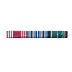 WWII US Ribbon Bar GC, AC, EAME 6 campaigns British Made, Ophalen of Verzenden, Landmacht, Amerika
