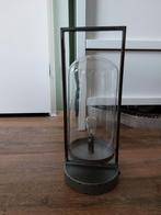Industriële tafellamp, Ophalen, Industrieel,  brocante,  vintage,  robuust...., Zo goed als nieuw, Glas