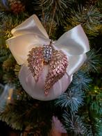 Kerstballen handgemaakt met stof en echt strass, Diversen, Kerst, Ophalen of Verzenden, Nieuw