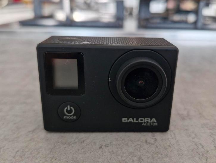 Salora Ace700 Actioncam - GoPro Alternatief, Audio, Tv en Foto, Actiecamera's, Gebruikt, Overige merken, Ophalen of Verzenden