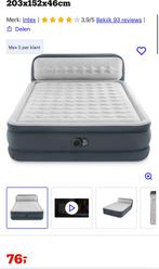 Intex Queen Ultra Plush Headboard Luchtbed ingebouwde pomp, Ophalen, Zo goed als nieuw