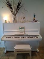 Gebruikte piano gratis af te halen, Muziek en Instrumenten, Ophalen, Gebruikt, Wit, Piano