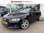 Audi A3 Cabriolet 2.0 TFSI Ambition S-line Automaat, Navigat, Auto's, Gebruikt, 4 cilinders, 4 stoelen, Zwart