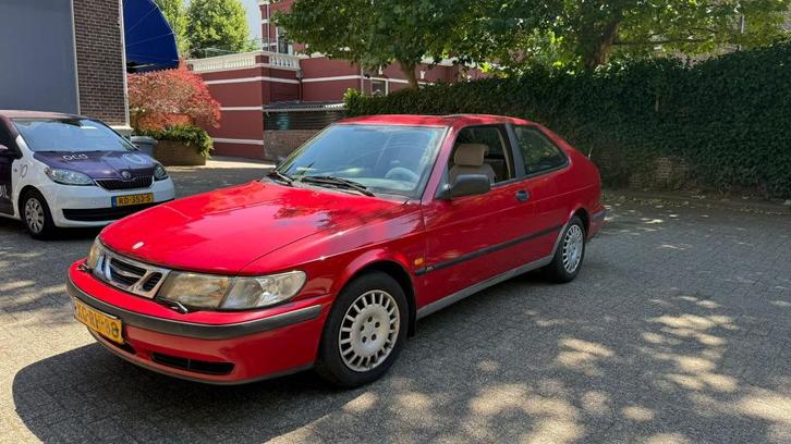 Saab 9-3 2.0 I Coupe AUT 1998 Rood, Auto's, Saab, Particulier, Saab 9-3, Benzine, Coupé, Automaat, Origineel Nederlands, Rood