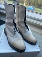 Pertini Laarzen Maat 38 - Lakneus, Ophalen of Verzenden, Zo goed als nieuw, Beige, Lage of Enkellaarzen