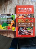 3 Kookboeken: Weten van (h)eerlijk eten + Oersterk, Boeken, Diverse, Gezond koken, Ophalen of Verzenden, Overige gebieden
