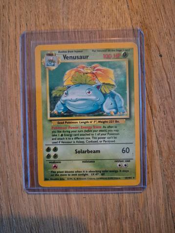 Pokemon kaart venusaur Base Set 15/102 Engels beschikbaar voor biedingen
