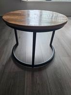 2 ronde salontafel ophalen, Ophalen, Gebruikt, 50 tot 100 cm, Rond