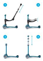 Mini Micro 3in1 Deluxe Push set duwstang zwart, Ophalen of Verzenden, Gewone step