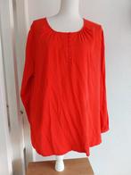 Rode blouse met knoopjes - valt als maat L/XL, Maat 38/40 (M), Ophalen of Verzenden, Rood, Onbekend