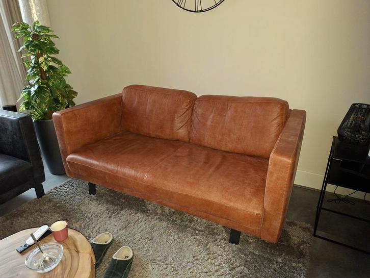 2,5 zits bank plus 2 loveseats uit de Goossens Nuance serie, Huis en Inrichting, Banken | Bankstellen, Zo goed als nieuw, Rechte bank