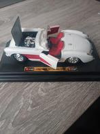 Bburago Chevrolet Corvette (1957) Modelauto 1:24, Ophalen of Verzenden, Zo goed als nieuw, Auto, Bburago