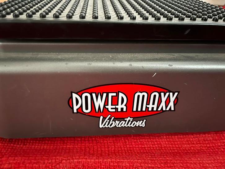 Power Maxx Trilplaat - Vibratietraining, Sport en Fitness, Fitnessapparatuur, Gebruikt, Trilplaat, Benen, Kunststof, Ophalen of Verzenden