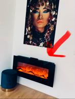 Elektrische haard | zwart, Ophalen, Zo goed als nieuw, Vrijstaande haard, Elektrische haard