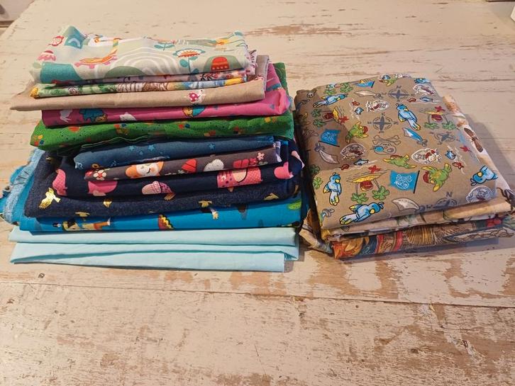 Katoenen Lappen Opruiming, Hobby en Vrije tijd, Stoffen en Lappen, Gebruikt, Katoen, 30 tot 120 cm, 30 tot 200 cm, Overige kleuren