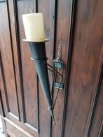 Set Wand kandelaars ,Toortsen incl kaarsen, Huis en Inrichting, Woonaccessoires | Kandelaars en Kaarsen, Ophalen of Verzenden