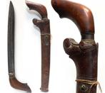Badek uit Celebes met KUL BUNTET ba7 Keris Badik Indonesie, Antiek en Kunst, Ophalen of Verzenden