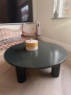 KARWEI bijzettafel Oskar groen MFD hout Ø 80 cm, 50 tot 100 cm, Rond, Ophalen of Verzenden, Zo goed als nieuw