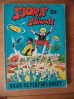 Naar de Pintoplaneet 1e druk 1965 Sjors en Sjimmie, Eén stripboek, Ophalen of Verzenden, Gelezen
