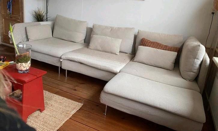 Ikea Soderhamn bank, Huis en Inrichting, Banken | Complete zithoeken, Gebruikt, Stof, Ophalen