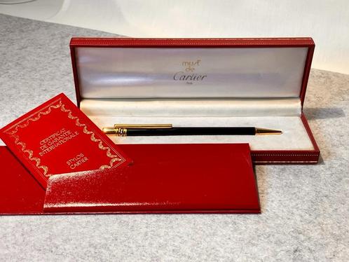 Cartier balpen - Les Must de Cartier- & box + garantieboekje, Verzamelen, Pennenverzamelingen, Zo goed als nieuw, Balpen, Overige merken