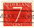 964612 Stoorm a d Zeeuwse kust Zeeland Gelopen met postzegel, Ophalen of Verzenden, 1940 tot 1960, Gelopen, Zeeland