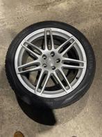 4 Winterbanden op Audi A6 velgen, Gebruikt, 255 mm, Banden en Velgen, Winterbanden