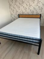 Bed 149x200, Ophalen, Zwart, 140 cm, 200 cm