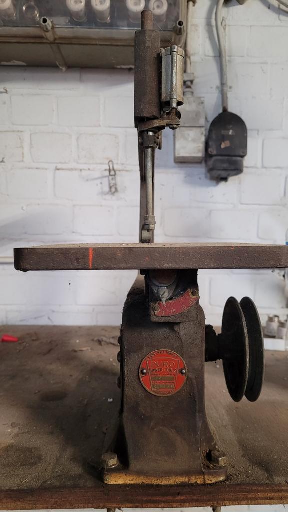 Vintage Duro Figuurzaag - Uniek!, Doe-het-zelf en Verbouw, Gereedschap | Zaagmachines, Gebruikt, Figuurzaag, Ophalen