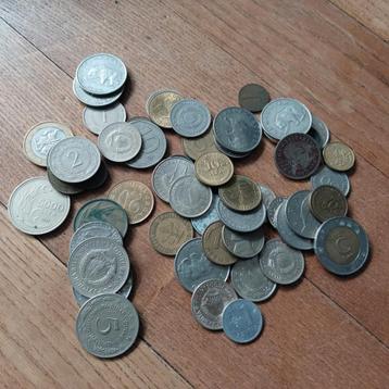 Buitenlandse munten van voor de euro beschikbaar voor biedingen