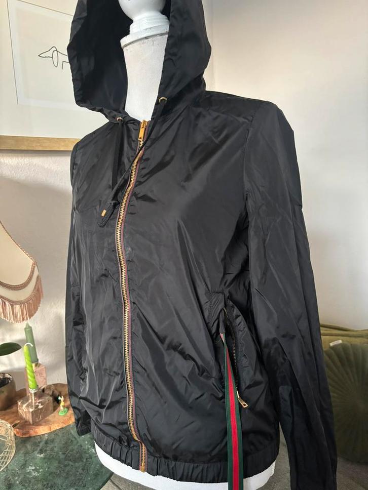 Gucci jas / Heuptas 2 in 1  maat S, Kleding | Dames, Jassen | Zomer, Zo goed als nieuw, Maat 36 (S), Zwart, Ophalen of Verzenden