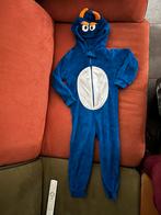 Blauw monster onesie / carnavals pak maat 116, 110 t/m 116, Ophalen of Verzenden, Zo goed als nieuw