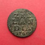 Duit Zeeland 1760 Zeelandia Luctor et Emergo Middelburg., Ophalen of Verzenden, Vóór koninkrijk, Overige waardes, Losse munt