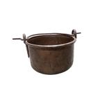 Grote antiek koperen aker/houtbak, 2e helft 19e eeuw, Antiek en Kunst, Ophalen