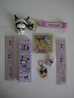 Kuromi Hello Kitty set: liniaal gum sleutelhanger pen NIEUW, Ophalen of Verzenden, Nieuw