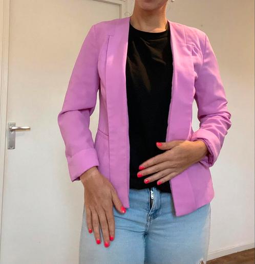 Roze blazer maat S, Kleding | Dames, Jasjes, Kostuums en Pakken, Zo goed als nieuw, Jasje, Maat 36 (S), Roze, Ophalen of Verzenden