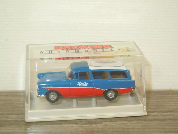 Opel Rekord PI P1 Caravan Haribo - Brekina 1:87, Hobby en Vrije tijd, Modelauto's | 1:87, Zo goed als nieuw, Auto, Brekina, Verzenden