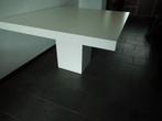 CANTOMOBILI Moderne witte vierkante tafel 1.30x1.30x0.78cm h, Huis en Inrichting, Tafels | Eettafels, Ophalen, Gebruikt, 50 tot 100 cm